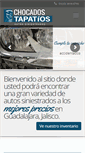 Mobile Screenshot of chocadostapatios.com